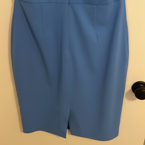 Badgley Mishka Blue Sheath Dress Size 12 Rent the Runway Exclusive - Picture 11 of 13